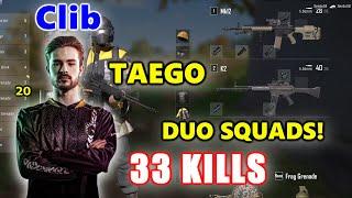 Team Liquid Clib & Alisa - 33 KILLS - TAEGO - K2 + MK12 - DUO SQUADS! - PUBG