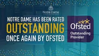 WE ARE OUTSTANDING! - Notre Dame Catholic Sixth Form College, Leeds