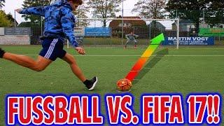 FUßBALL CHALLENGES vs. FIFA 17 CHALLENGES!   FUSSBALL (DEUTSCH) - FIFAGAMING vs. BRUDER!