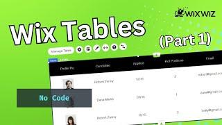 Wix Tables Tutorial [Part 1 of 5]: Connect a Table to a Wix Collection with a Dataset - No Code