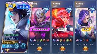 EPIC COMEBACK MCL FINAL!! 2024 NEW BENEDETTA BEST BUILD FOR MCL  | MOBILE LEGENDS