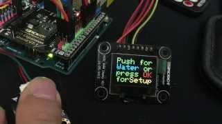 arduino flowmeter and button test