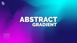 How to create abstract gradient Design using Mesh tool in Adobe Illustrator #QuickSpeedArt