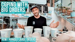 How To Process Large Coffee Orders As A Barista