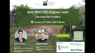 EFB Webinar - Green Roof - Learning from Bad Practices