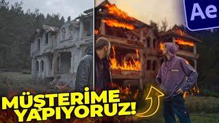 10 dk'da EVİNİZİN HER YERİNİ YAKMAK!  | After Effects Dersleri