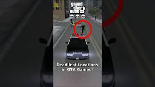 Evolution of MOST DANGEROUS AREA in GTA Games #evolution #gta