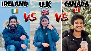 Ireland Vs UK Vs Canada for International Students | ഏതാണ് ഏറ്റവും Best Option | Detailed Comparison