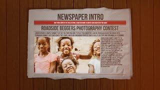 Newspaper Intro After Effects Templates