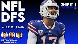 NFL Week 10 Main Slate | November 10, 2024 | DraftKings & FanDuel DFS Picks, Plays and Process