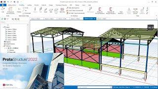 Complete steel structure design in civil engineering - Ekidel