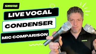 Live Vocal Condenser Mic Comparison | Shure