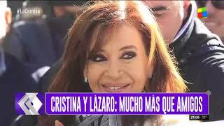 "Cristina y Lázaro Báez, mucho más que amigos"