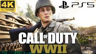 CALL OF DUTY WW2 (Full Game) PS5 4K 60fps