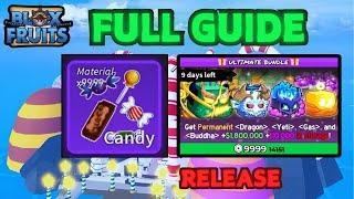 *RELEASE* FULL UPDATE GUIDE + HOW TO GET CANDY | Blox Fruits Christmas Update