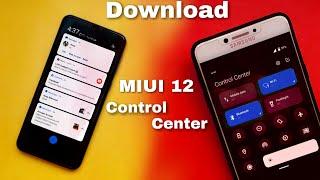 MIUI 12 Control Center | MIUI 12 Notification Panel | Download Apk for Any Android | Hindi