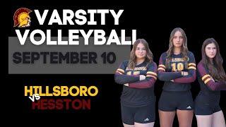 Varsity Volleyball - Hillsboro vs. Hesston