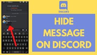 How to Hide Message on Discord Mobile (EASY!)