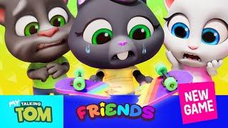  Crazy Skateboarding Tricks With My Talking Tom Friends (NEW GAME Official Trailer 2) 