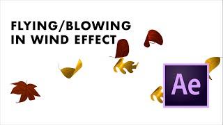 Blowing/Flying in wind effect with CC Cylinder - After Effects