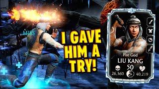 MK Mobile. I Tried Fire God Liu Kang Again. Was I WRONG About Him Too?