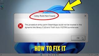 Fix Entry Point Not Found Dynamic Link Library in Windows 11 / 10 / 8 / 7 | entry point not found ️