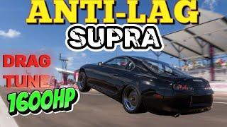 Forza Horizon 5 | Fastest ANTI LAG Toyota Supra 1600HP Drag Build & Tune