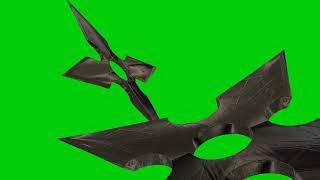 FREE GREENSCREEN NINJA SHURIKEN FOR EDIT. #greenscreen #overlay