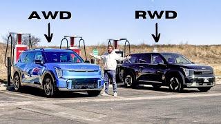 Least & Most Efficient Kia EV9s Compared! Don’t Expect That Much More Range On RWD