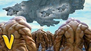 HALO 4000 SPARTANS VS MONSTER ARMY! Ultimate Epic Battle Simulator Funny Moments!