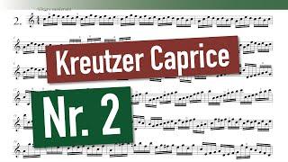Rodolphe Kreutzer - 42 Studies or Caprices for the violin - No. 2