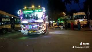 TamilNadu Private Bus NIVETHA (ARANTHANGI TO THANJAVUR) Leyland BS 4 New Bus Mass Light Settings