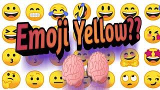 why are emojis yellow| why are emoji yellow in colour| reasons of emoji yellow colour