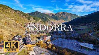  Andorra El Tarter Flying with Drone Relaxing - 4K ULTRA HD 60 FPS