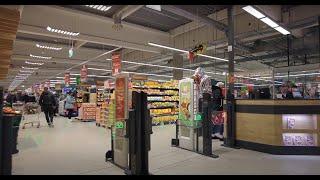 Kaufland is the German Grocery Store - Munich, Germany [4k Ultra HD 60fps ]