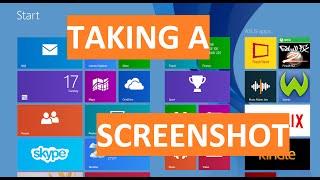 How to take a screenshot on Windows 8 (or Windows 8.1)