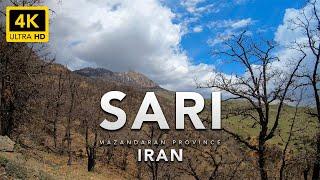 4K Time lapse in Sari City, Mazandaran Province, Iran