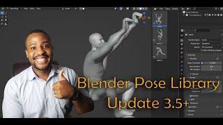 Blender Pose Library New Changes !!!