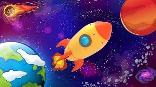 Изучаем космос - от Земли до Марса - Космические мультики для детей