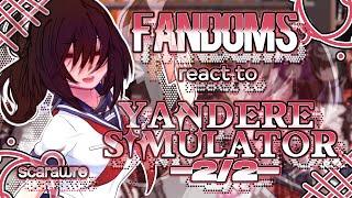 Fandoms react to "Yandere Simulator" 2/2 - Fandoms 7/17 - Ayano Aishi - Scarawre