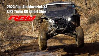 2023 Can Am Maverick X3 X RS Turbo RR with Smart Shox Test RAW