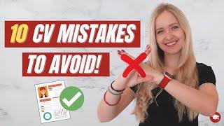 Do NOT make these Resume (CV) Mistakes if you wish to get a job!