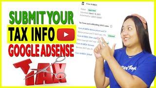 How to Submit your Tax Info in Google Adsense | dyozapearl vlogs