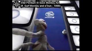 Intel Pentium III Sock Monkey Ad (ft. Surf Monkey and eToys) - 1999