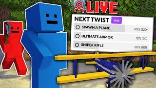 Minecraft Manhunt, But Viewers Decide The Twist...