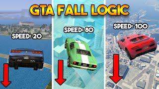 GTA - FALL LOGIC IN EVERY GTA GAME (GTA 5 TO GTA 3)