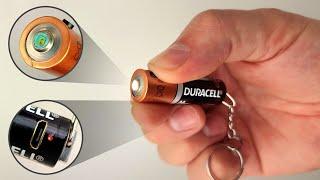 How to make High Power Flashlight using AA battery - mini Flashlight