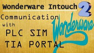 Wonderware InTouch [02] :  Tia PortaL PLCSIM Communication