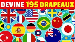 Devine TOUS les DRAPEAUX du Monde  Quiz 195 Drapeaux