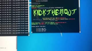 Crippling device connectivity via Kali Linux